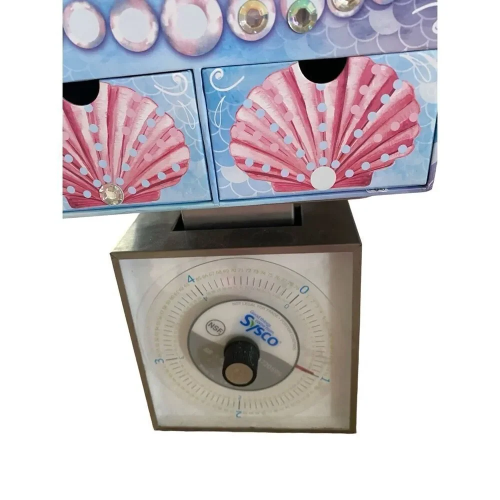 Mermaids Are Real Triple Compartment Jewelry Box Pullout Drawers
